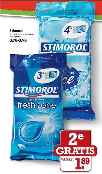 Aanbiedingen Stimorol - Stimorol - Geldig van 17/08/2014 tot 23/08/2014 bij Em-té