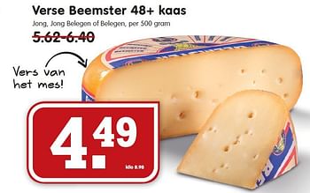 Aanbiedingen Verse beemster 48+ kaas - Versele-Laga - Geldig van 17/08/2014 tot 23/08/2014 bij Em-té