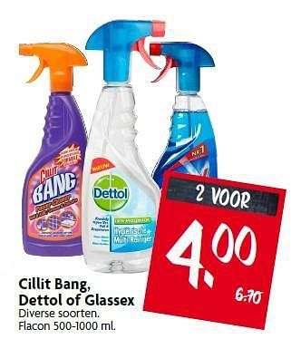 Aanbiedingen Cillit bang, dettol of glassex - Dettol - Geldig van 17/08/2014 tot 23/08/2014 bij Deka Markt