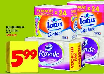 Aanbiedingen Lotus toiletpapier - Lotus Nalys - Geldig van 17/08/2014 tot 23/08/2014 bij Plus