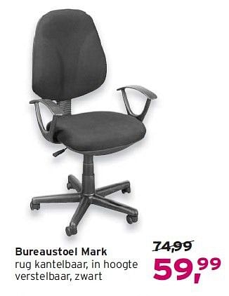 Aanbiedingen Bureaustoel mark - Huismerk - Leen Bakker - Geldig van 17/08/2014 tot 30/08/2014 bij Leen Bakker