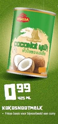 Aanbiedingen Kokosnootmelk - Vitasia - Geldig van 18/08/2014 tot 24/08/2014 bij Lidl