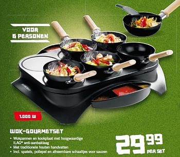 Aanbiedingen Wok-gourmetset - Huismerk - Lidl - Geldig van 18/08/2014 tot 24/08/2014 bij Lidl