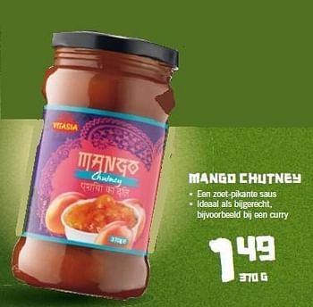 Aanbiedingen Mango chutney - Vitasia - Geldig van 18/08/2014 tot 24/08/2014 bij Lidl