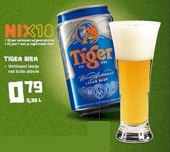 Aanbiedingen Tiger bier - Tiger - Geldig van 18/08/2014 tot 24/08/2014 bij Lidl
