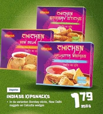 Aanbiedingen Indiase kipsnacks - Vitasia - Geldig van 18/08/2014 tot 24/08/2014 bij Lidl
