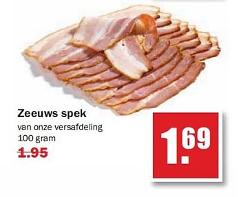 Aanbiedingen Zeeuws spek - Huismerk - MCD Supermarkten - Geldig van 18/08/2014 tot 23/08/2014 bij MCD Supermarkten