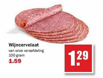 Aanbiedingen Wijncervelaat - Huismerk - MCD Supermarkten - Geldig van 18/08/2014 tot 23/08/2014 bij MCD Supermarkten