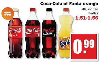 Aanbiedingen Coca-cola of fanta orange - Fanta - Geldig van 18/08/2014 tot 23/08/2014 bij MCD Supermarkten