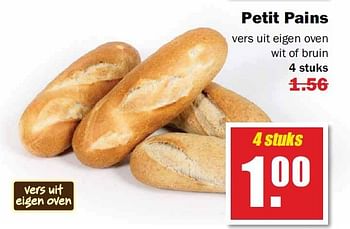 Aanbiedingen Petit pains - Huismerk - MCD Supermarkten - Geldig van 18/08/2014 tot 23/08/2014 bij MCD Supermarkten