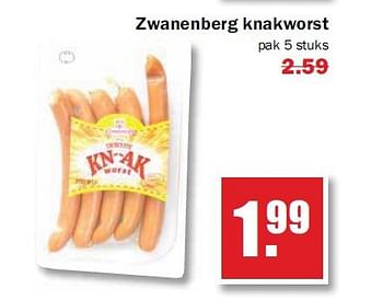 Aanbiedingen Zwanenberg knakworst - Zwanenberg - Geldig van 18/08/2014 tot 23/08/2014 bij MCD Supermarkten
