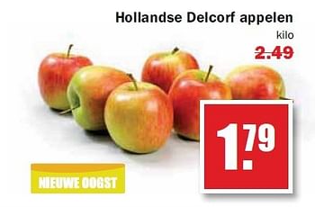 Aanbiedingen Hollandse delcorf appelen - Huismerk - MCD Supermarkten - Geldig van 18/08/2014 tot 23/08/2014 bij MCD Supermarkten