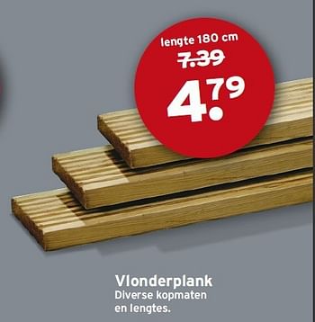 Aanbiedingen Vlonderplank - Huismerk - Gamma - Geldig van 18/08/2014 tot 24/08/2014 bij Gamma
