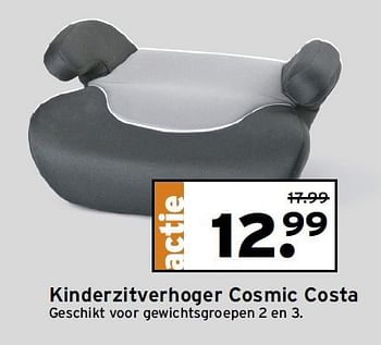 Aanbiedingen Kinderzitverhoger cosmic costa - Huismerk - Gamma - Geldig van 18/08/2014 tot 24/08/2014 bij Gamma