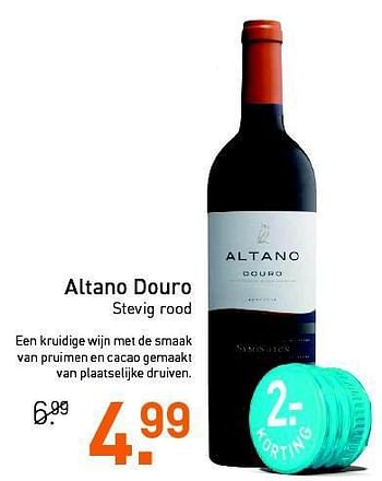 Aanbiedingen Altano douro - Rode wijnen - Geldig van 18/08/2014 tot 31/08/2014 bij Gall & Gall