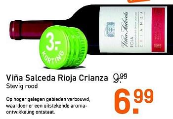 Aanbiedingen Viña salceda rioja crianza - Rode wijnen - Geldig van 18/08/2014 tot 31/08/2014 bij Gall & Gall
