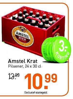 Aanbiedingen Amstel krat - Amstel - Geldig van 18/08/2014 tot 31/08/2014 bij Gall & Gall
