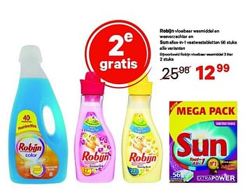 Aanbiedingen Robijn vloeibaar wasmiddel - Robijn - Geldig van 18/08/2014 tot 31/08/2014 bij Etos
