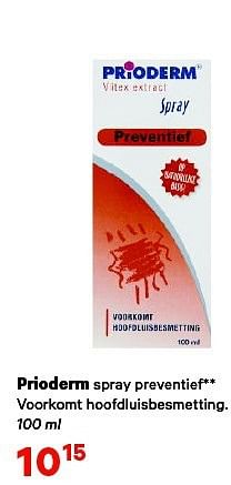 Aanbiedingen Prioderm spray preventief - PrioDerm - Geldig van 18/08/2014 tot 31/08/2014 bij Etos