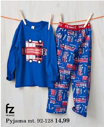 Aanbiedingen Pyjama - FZ Frends - Geldig van 18/08/2014 tot 31/08/2014 bij Vroom & Dreesman