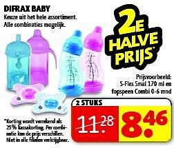 Aanbiedingen Difrax baby - Difrax - Geldig van 19/08/2014 tot 24/08/2014 bij Kruidvat