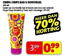 Aanbiedingen Chupa chups bad + douchegel - Chupa Chups - Geldig van 19/08/2014 tot 24/08/2014 bij Kruidvat