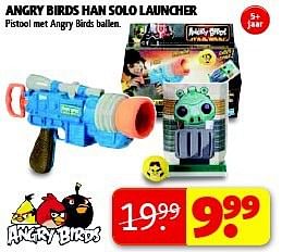 Aanbiedingen Angry birds han solo launcher - Angry Birds - Geldig van 19/08/2014 tot 24/08/2014 bij Kruidvat