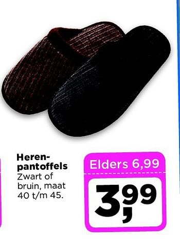 Aanbiedingen Heren­ pantoffels - Huismerk - Dirx Drogisterijen - Geldig van 19/08/2014 tot 25/08/2014 bij Dirx Drogisterijen