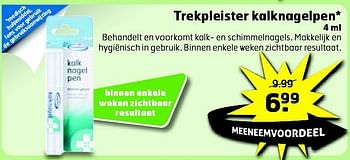 Aanbiedingen Trekpleister kalknagelpen - Huismerk - Trekpleister - Geldig van 19/08/2014 tot 31/08/2014 bij Trekpleister