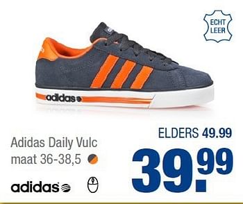 Aanbiedingen Adidas daily vulc - Adidas - Geldig van 19/08/2014 tot 07/09/2014 bij Schoenenreus