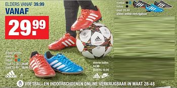 Aanbiedingen Adidas goletto - Adidas - Geldig van 19/08/2014 tot 07/09/2014 bij Schoenenreus