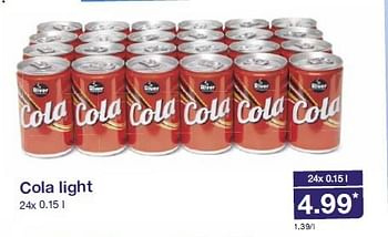 Aanbiedingen Cola light - River - Geldig van 20/08/2014 tot 26/08/2014 bij Aldi