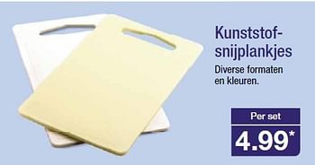 Aanbiedingen Kunststofsnijplankjes - Huismerk - Aldi - Geldig van 20/08/2014 tot 26/08/2014 bij Aldi
