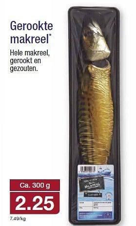 Aanbiedingen Gerookte makreel - Golden Seafood - Geldig van 20/08/2014 tot 26/08/2014 bij Aldi