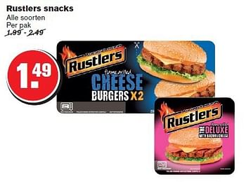 Aanbiedingen Rustlers snacks - Rustlers - Geldig van 20/08/2014 tot 26/08/2014 bij Hoogvliet