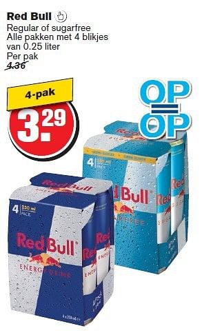 Aanbiedingen Red bull - Red Bull - Geldig van 20/08/2014 tot 26/08/2014 bij Hoogvliet