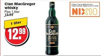 Aanbiedingen Clan macgregor whisky - Clan Macgregor - Geldig van 20/08/2014 tot 26/08/2014 bij Hoogvliet