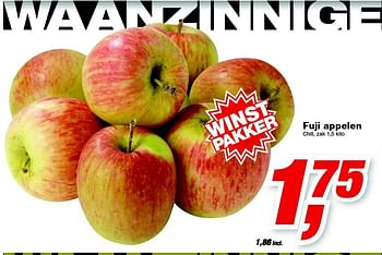Aanbiedingen Fuji appelen - Huismerk - Makro - Geldig van 20/08/2014 tot 26/08/2014 bij Makro