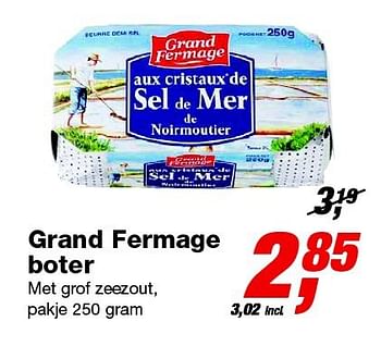 Aanbiedingen Grand fermage boter - Grand Fermage - Geldig van 20/08/2014 tot 26/08/2014 bij Makro