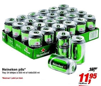 Aanbiedingen Heineken pils - Heineken - Geldig van 20/08/2014 tot 26/08/2014 bij Makro