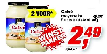 Aanbiedingen Calvé mayonaise - Calve - Geldig van 20/08/2014 tot 26/08/2014 bij Makro