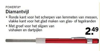 Aanbiedingen Diamantvijl - PowerFix - Geldig van 21/08/2014 tot 24/08/2014 bij Lidl