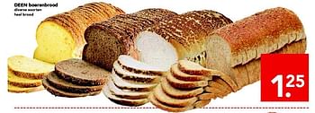 Aanbiedingen Deen boerenbrood - Huismerk deen supermarkt - Geldig van 24/08/2014 tot 30/08/2014 bij Deen Supermarkten
