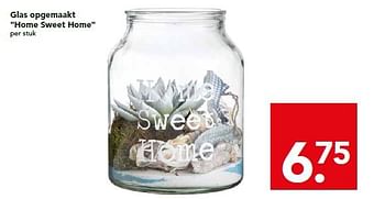 Aanbiedingen Glas opgemaakt  - Huismerk deen supermarkt - Geldig van 24/08/2014 tot 30/08/2014 bij Deen Supermarkten