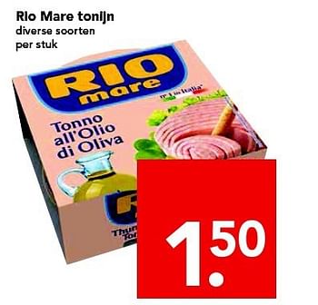 Aanbiedingen Rio mare tonijn - Rio Mare - Geldig van 24/08/2014 tot 30/08/2014 bij Deen Supermarkten