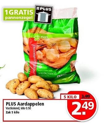 Aanbiedingen Plus aardappelen - Huismerk - Plus - Geldig van 24/08/2014 tot 30/08/2014 bij Plus