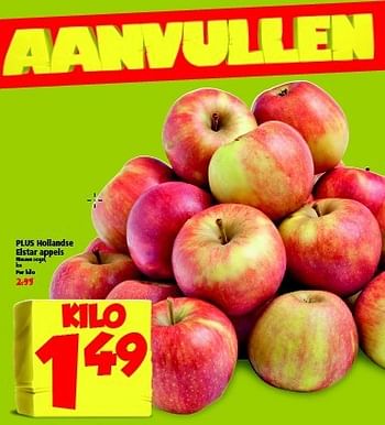 Aanbiedingen Plus hollandse elstar appels - Huismerk - Plus - Geldig van 24/08/2014 tot 30/08/2014 bij Plus