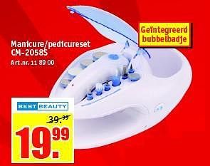 Aanbiedingen Best beauty manicure-pedicureset cm-2058s - Best Beauty - Geldig van 25/08/2014 tot 07/09/2014 bij Kijkshop