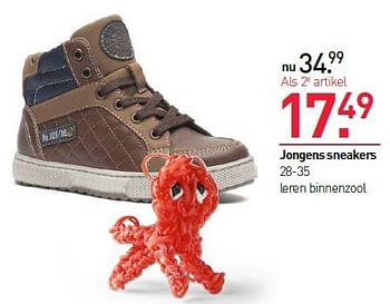 Aanbiedingen Jongens sneakers - Huismerk - Scapino - Geldig van 25/08/2014 tot 14/09/2014 bij Scapino