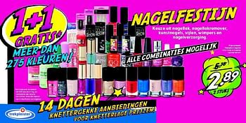 Aanbiedingen Maybelline nagellak color show en essence topcoat nail art - Maybelline - Geldig van 26/08/2014 tot 31/08/2014 bij Trekpleister